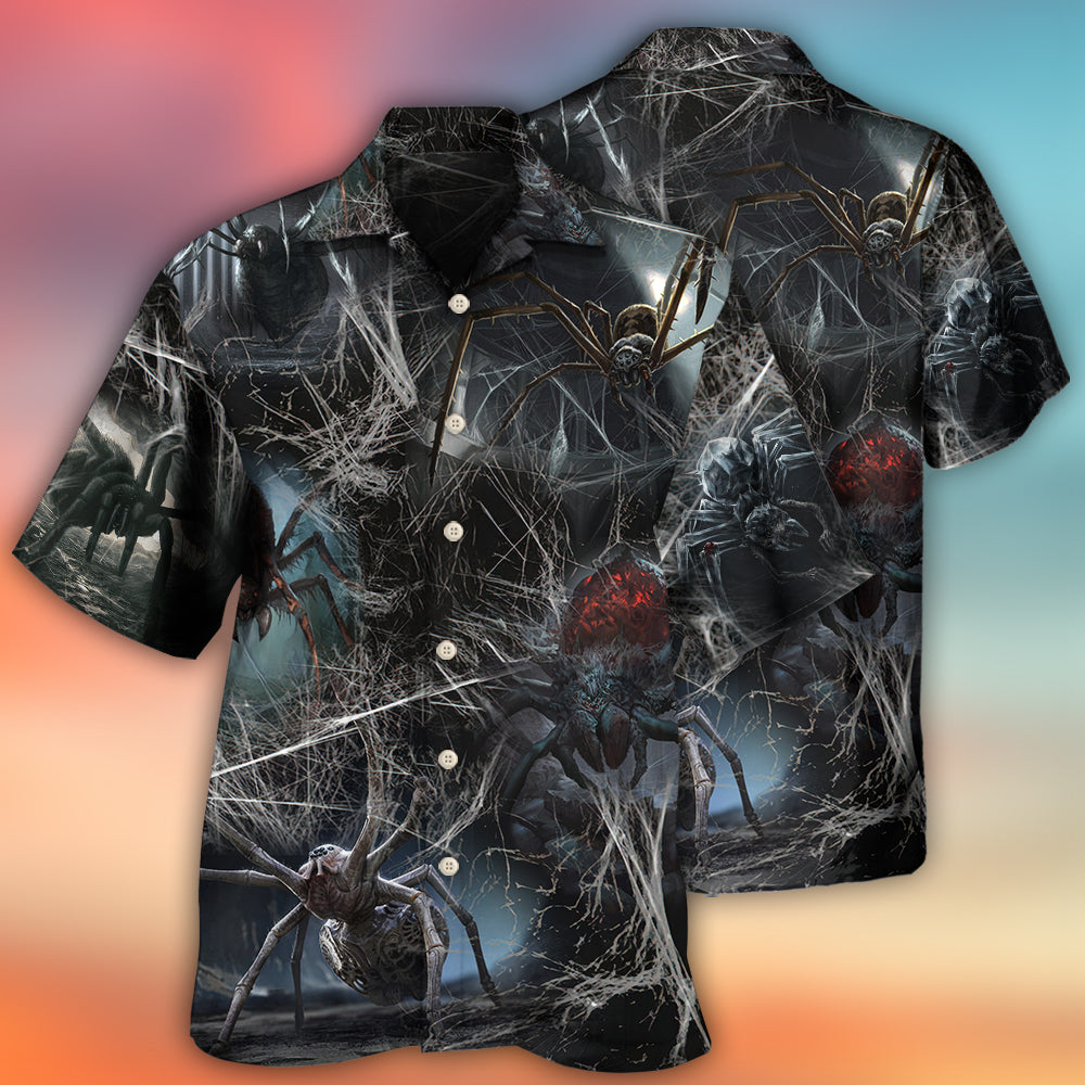 Halloween Spider Dark Scary - Hawaiian Shirt 