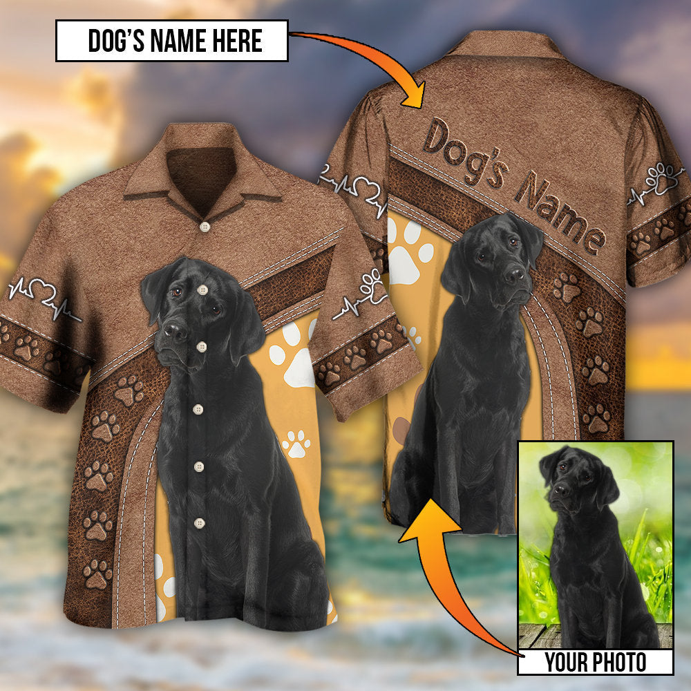 Dog Paw Various Style Custom Photo Personalized - Hawaiian Shirt 