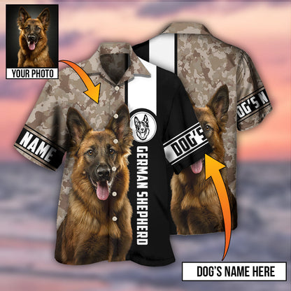 German Shepherd My Lovely Dog Custom Photo Personalized - Hawaiian Shirt 