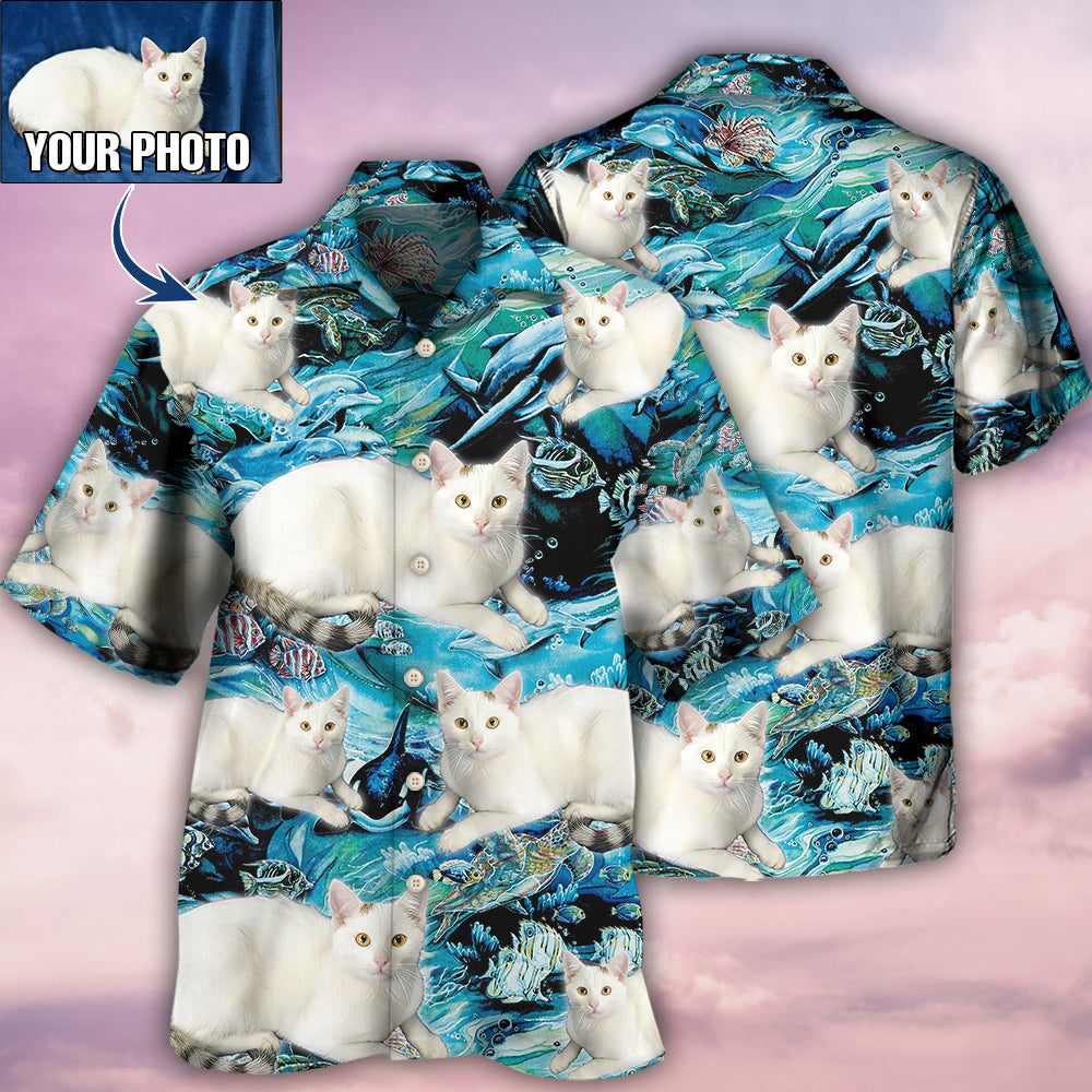 Cat Various Style Custom Photo - Hawaiian Shirt 
