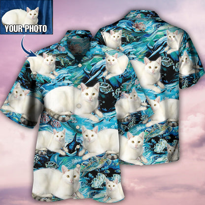 Cat Various Style Custom Photo - Hawaiian Shirt 