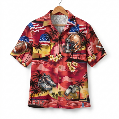 Football America 4th July 250 Years Anniversary Premium Unisex Hawaiian Shirt For Men and Women