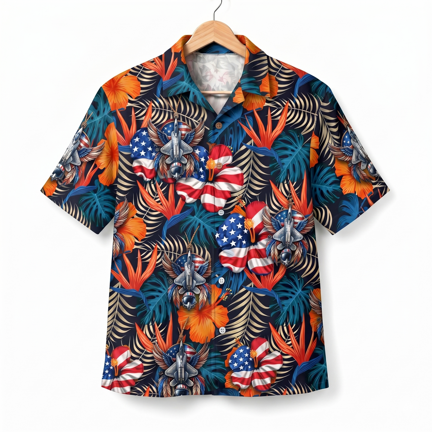 Air Force Patriotic Veteran 250 Years America Premium Unisex Hawaiian Shirt For Men and Women
