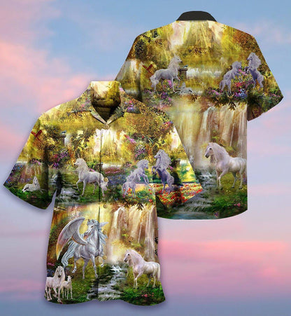 Horse Mysterious Paradise - Hawaiian Shirt 