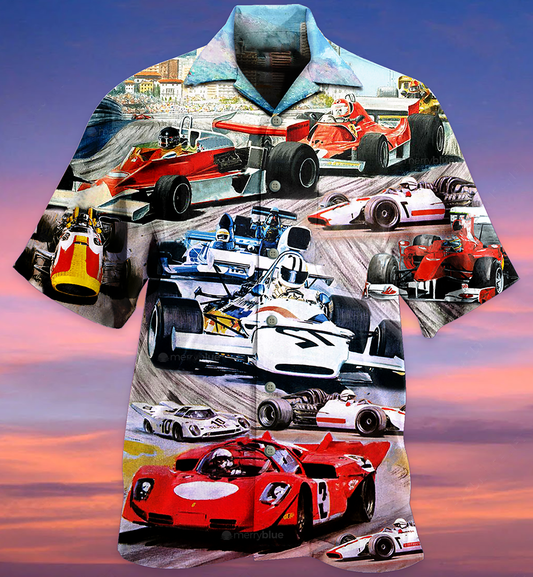 Car Racing Fast Cool Style - Hawaiian Shirt 