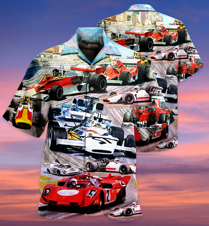 Car Racing Fast Cool Style - Hawaiian Shirt 