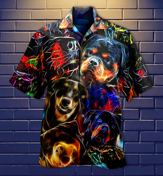 Rottweiler Dogs Bubby Style - Hawaiian Shirt 