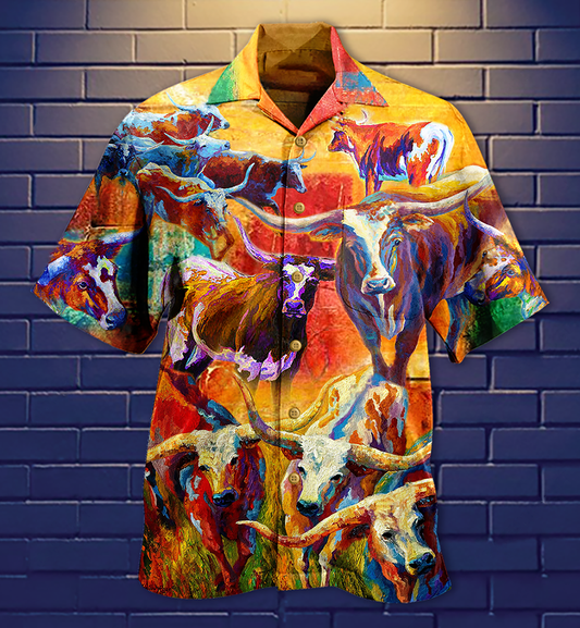 Buffalo Beautiful Painting For Life - Hawaiian Shirt 