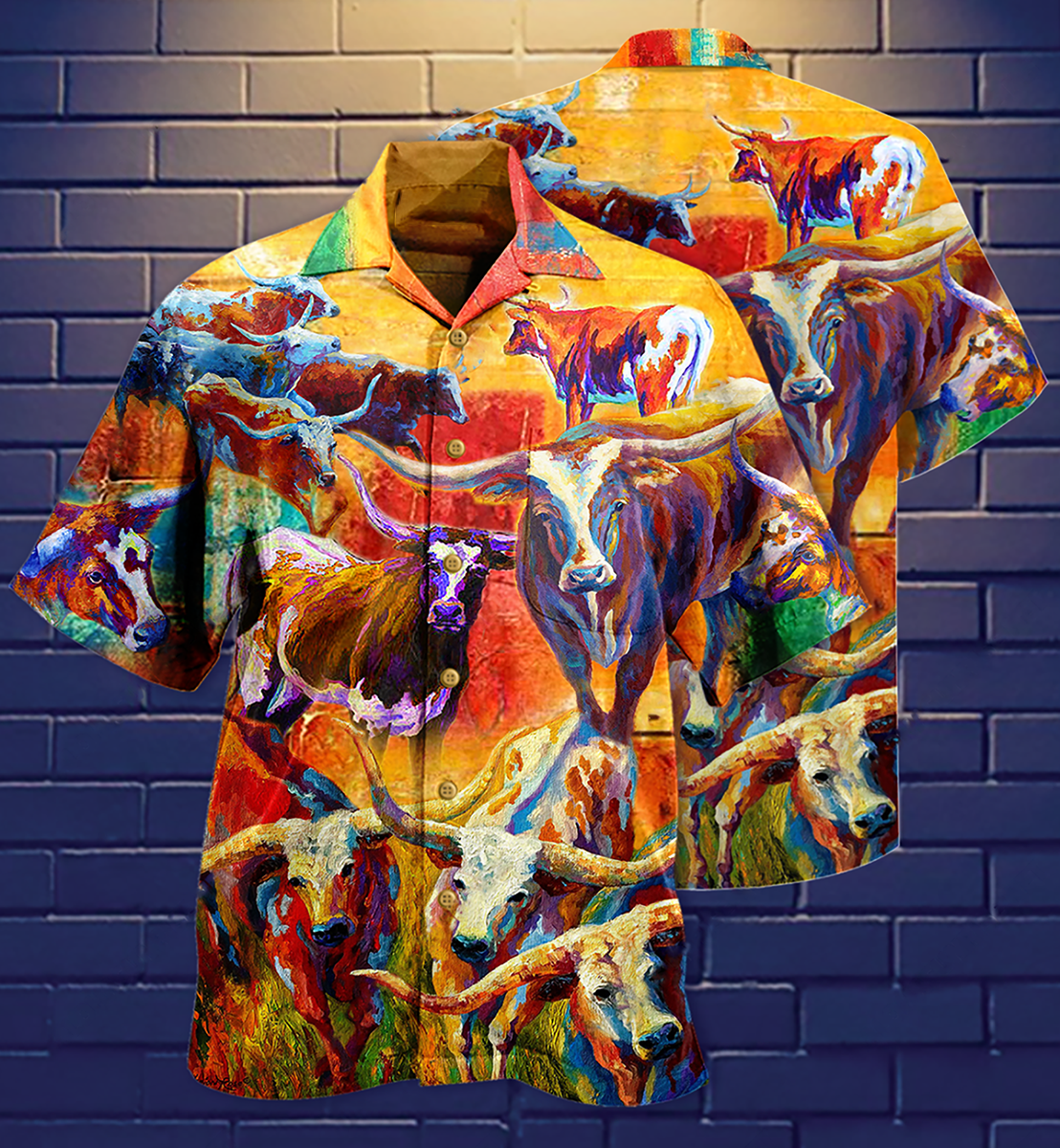 Buffalo Beautiful Painting For Life - Hawaiian Shirt 