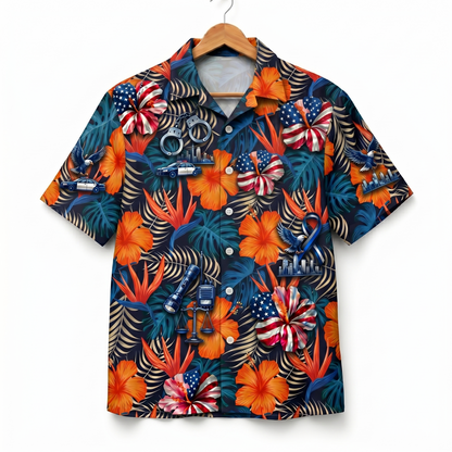 Police Veteran 250 Years America Premium Unisex Hawaiian Shirt For Men and Women