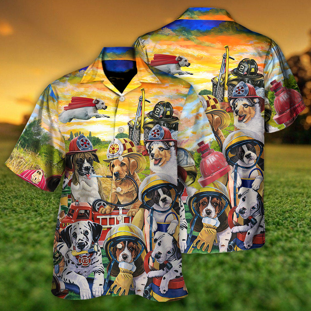 Dog Rescue Hero Helpers Rescued Is My Favorite Breed - Hawaiian Shirt 