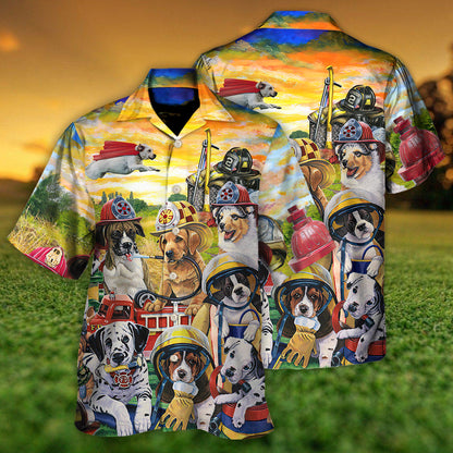 Dog Rescue Hero Helpers Rescued Is My Favorite Breed - Hawaiian Shirt 