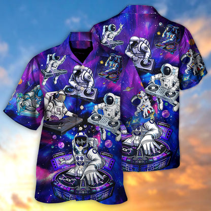 DJ Astronaut Live On Stage Galaxy - Hawaiian Shirt 