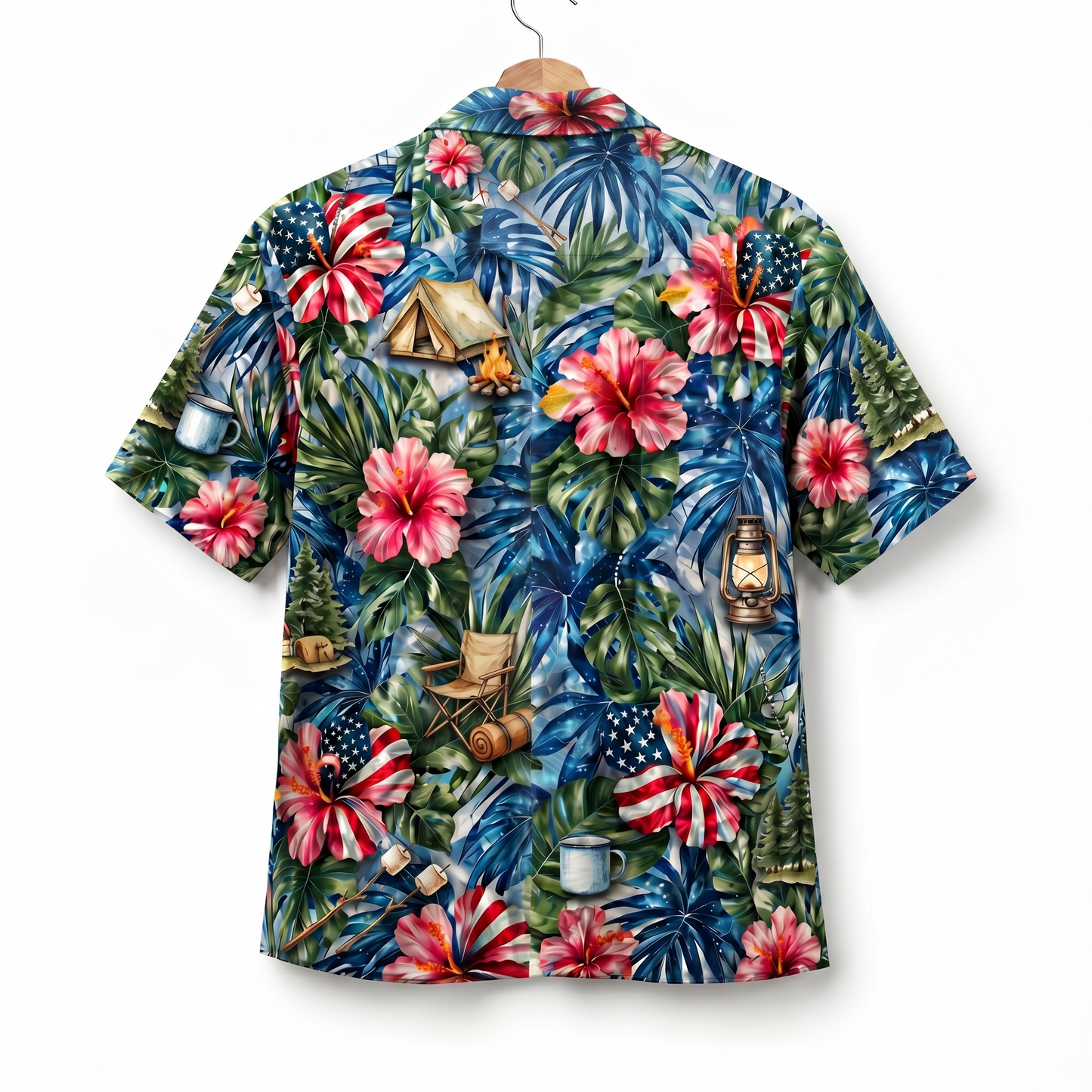 Camping America 4th July 250 Years Anniversary Premium Unisex Hawaiian Shirt For Men and Women
