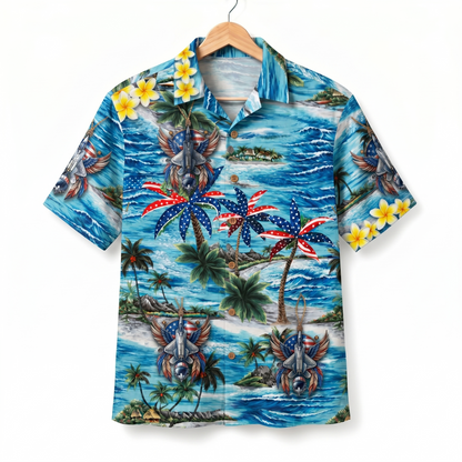 Air Force Patriotic Veteran 250 Years America Premium Unisex Hawaiian Shirt For Men and Women