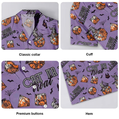 DnD Crit Or Treat Happy Halloween - Unisex Hawaiian Shirt For Men and Women