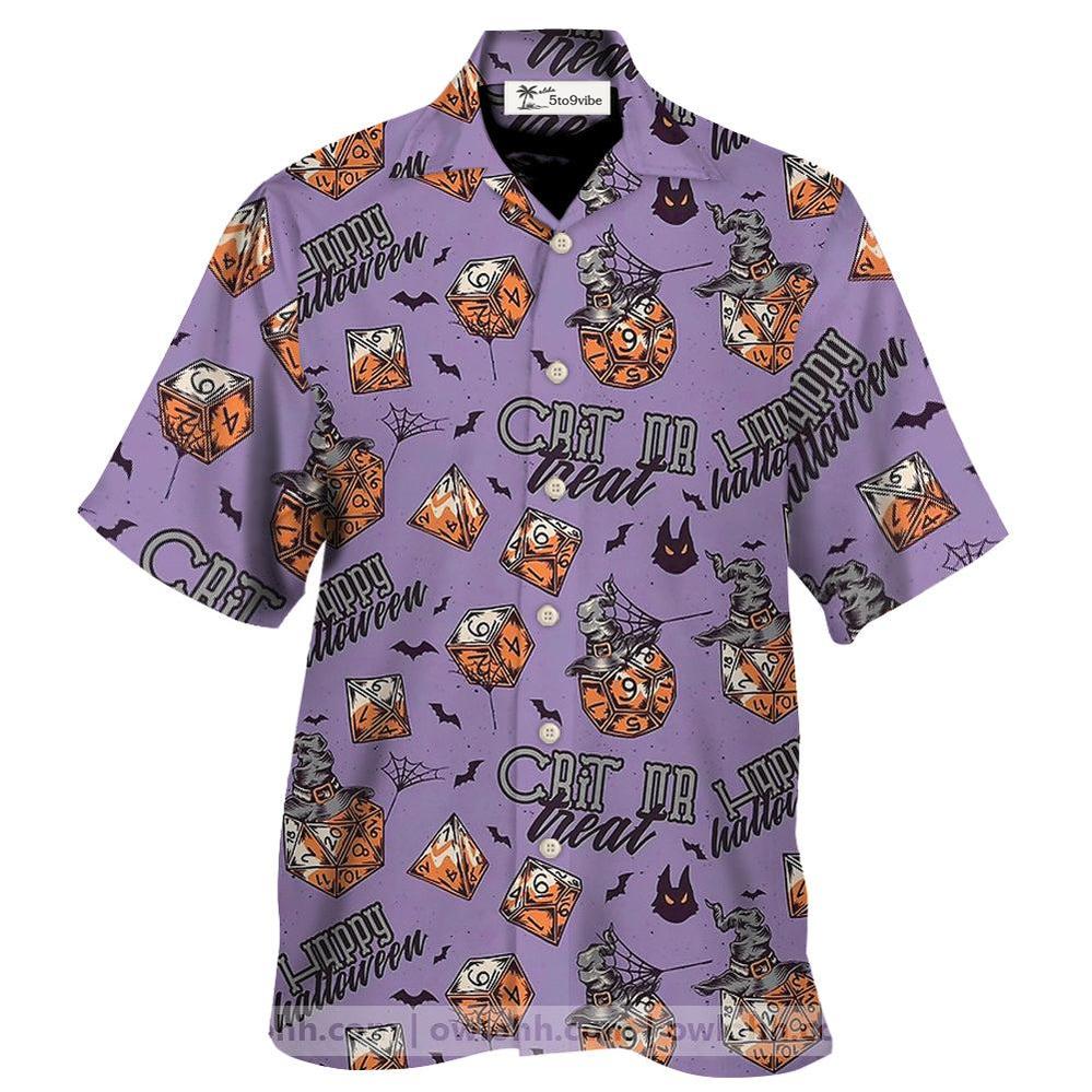 DnD Crit Or Treat Happy Halloween - Unisex Hawaiian Shirt For Men and Women
