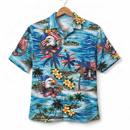 American Pride Veteran 250 Years America Premium Unisex Hawaiian Shirt For Men and Women