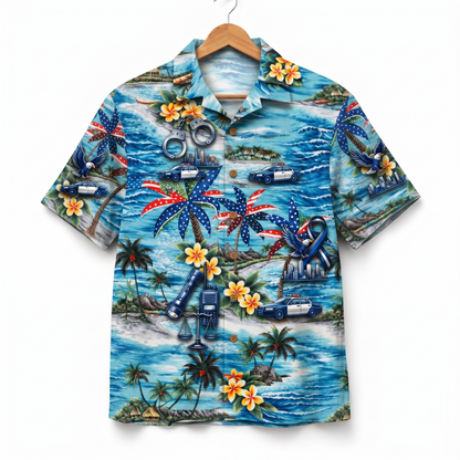 Police Veteran 250 Years America Premium Unisex Hawaiian Shirt For Men and Women