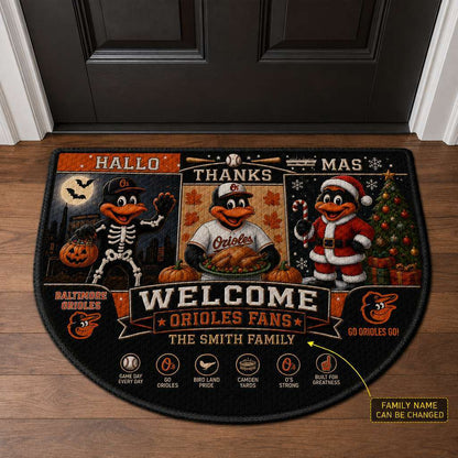 Alfombra personalizada de bienvenida premium de equipo de la MLB – Felpudo de béisbol personalizado