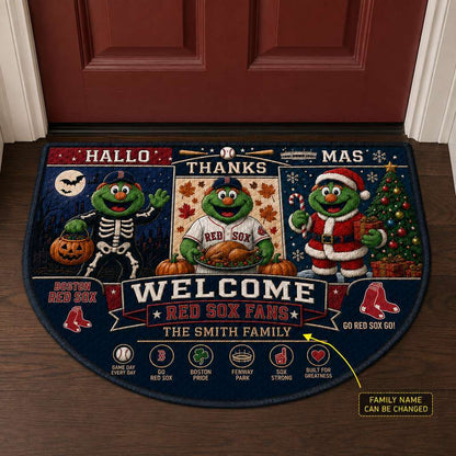 Alfombra personalizada de bienvenida premium de equipo de la MLB – Felpudo de béisbol personalizado