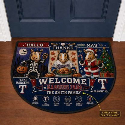 Alfombra personalizada de bienvenida premium de equipo de la MLB – Felpudo de béisbol personalizado