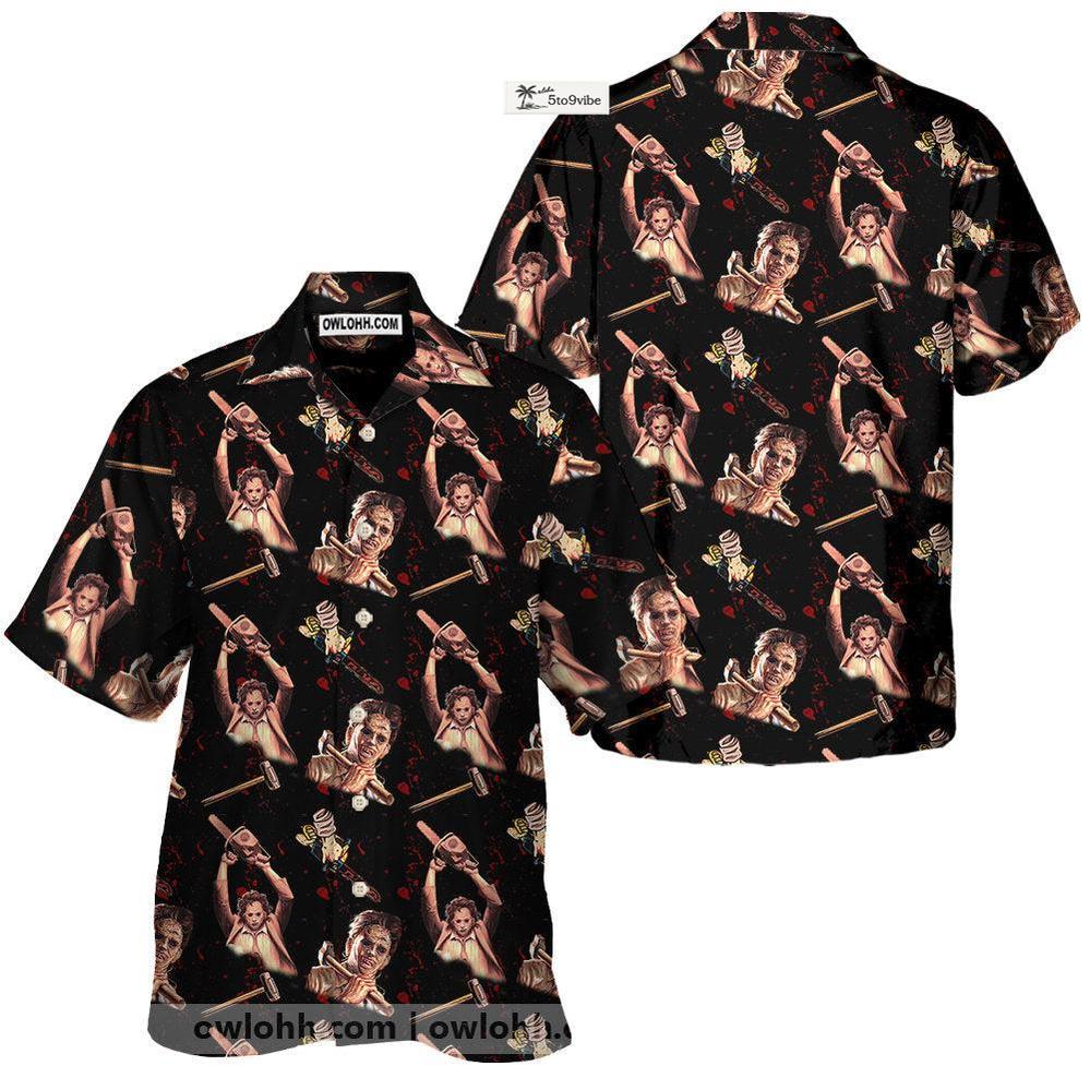 Halloween The Texas Chainsaw Massacre Tropical Style - Unisex Hawaiian Shirt For Men and Women