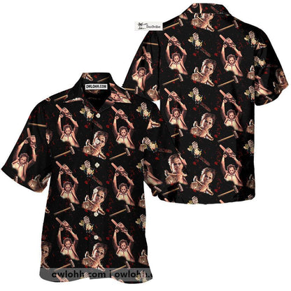 Halloween The Texas Chainsaw Massacre Tropical Style - Unisex Hawaiian Shirt For Men and Women