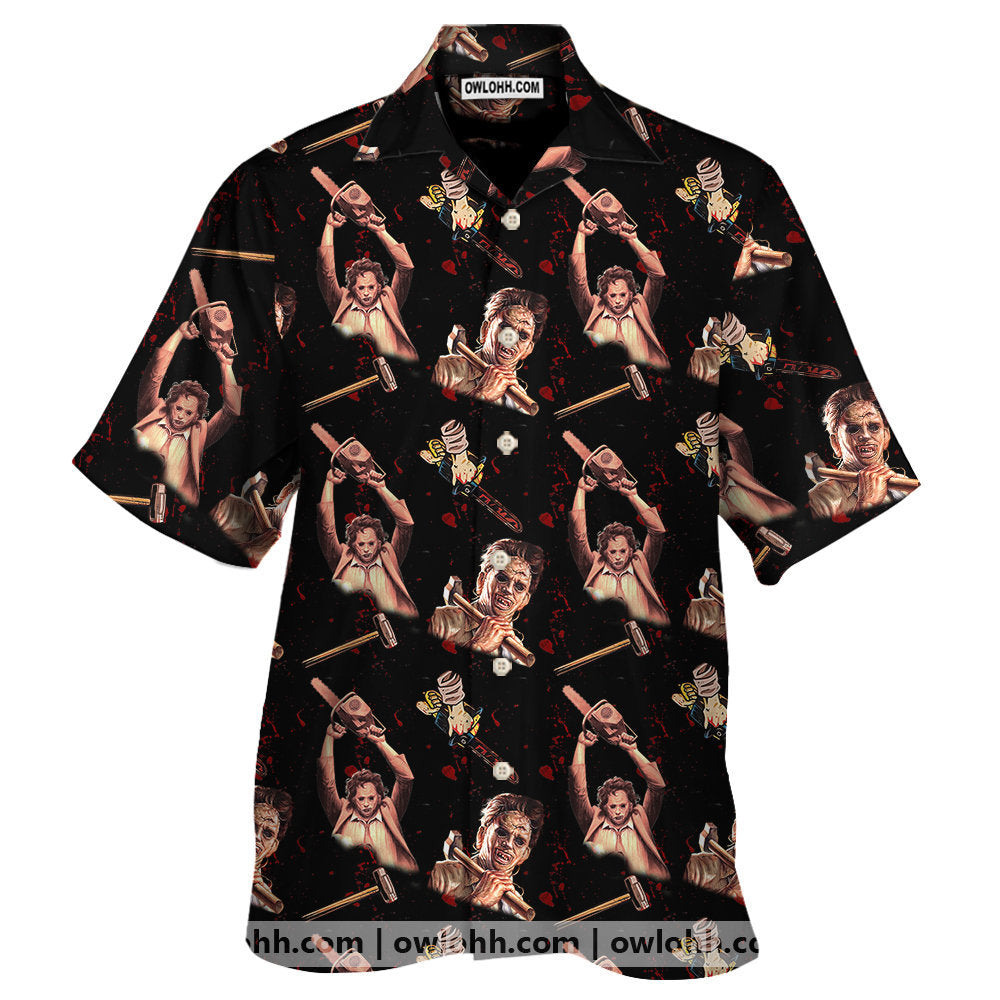 Halloween The Texas Chainsaw Massacre Tropical Style - Unisex Hawaiian Shirt For Men and Women