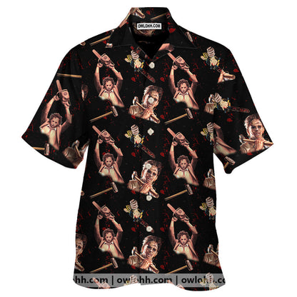 Halloween The Texas Chainsaw Massacre Tropical Style - Unisex Hawaiian Shirt For Men and Women