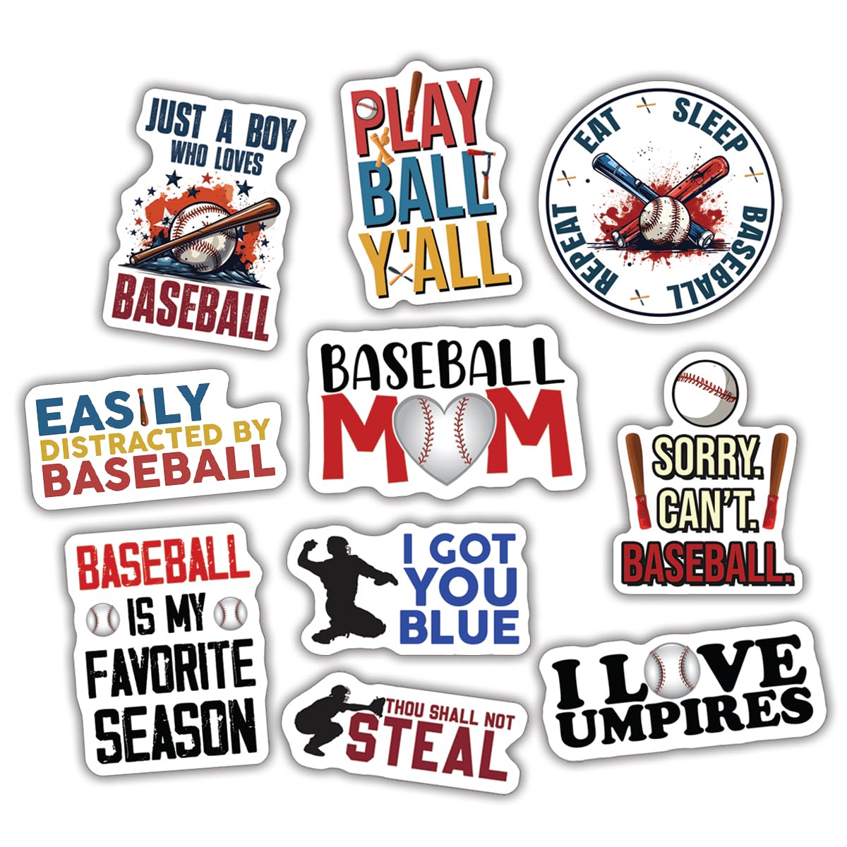 Waterproof Vinyl Car Sticker Baseball Team Logo #1 Fan America 250