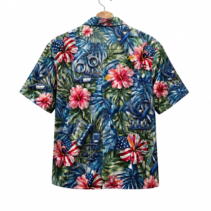 Police Veteran 250 Years America Premium Unisex Hawaiian Shirt For Men and Women