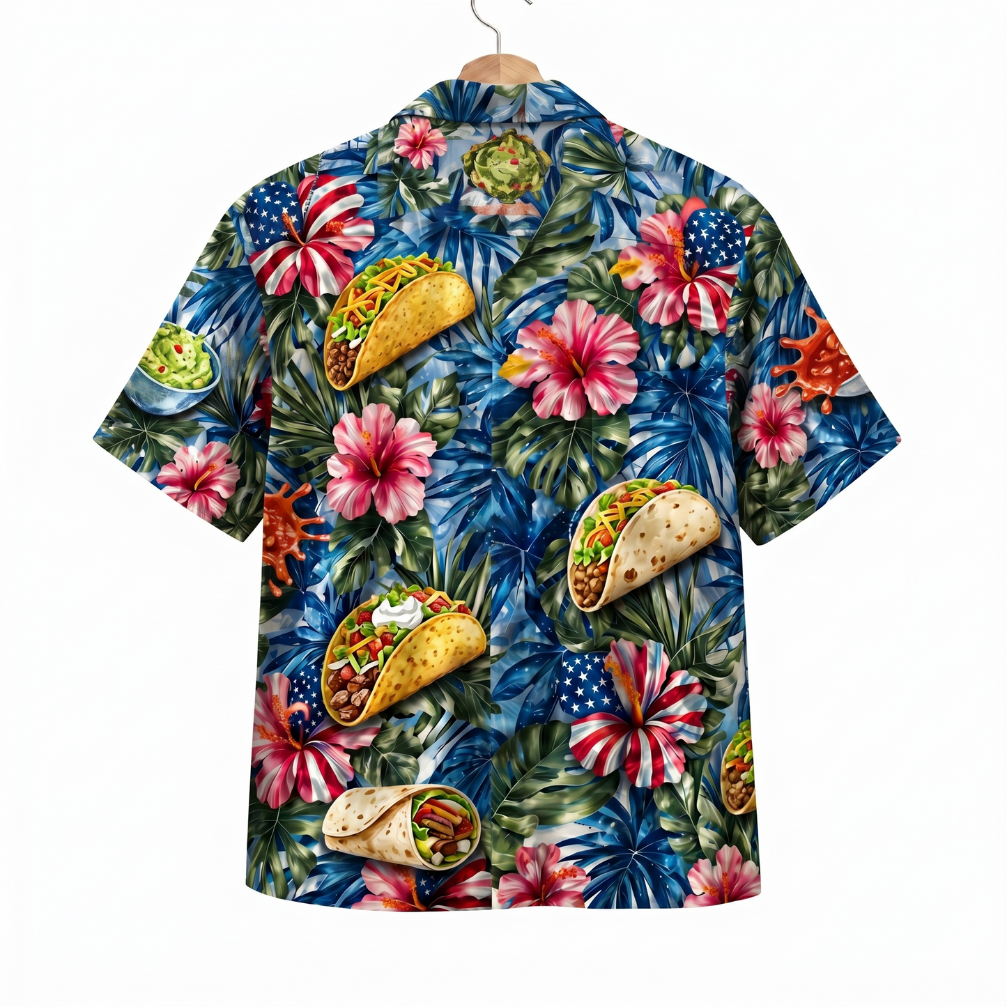 Tacos Lover America 4th July 250 Years Anniversary Premium Unisex Hawaiian Shirt For Men and Women