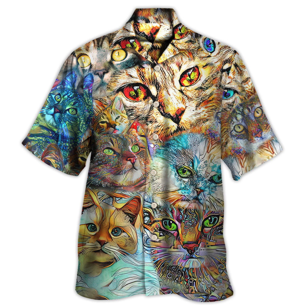 Cat Real Love Cats - Hawaiian Shirt 