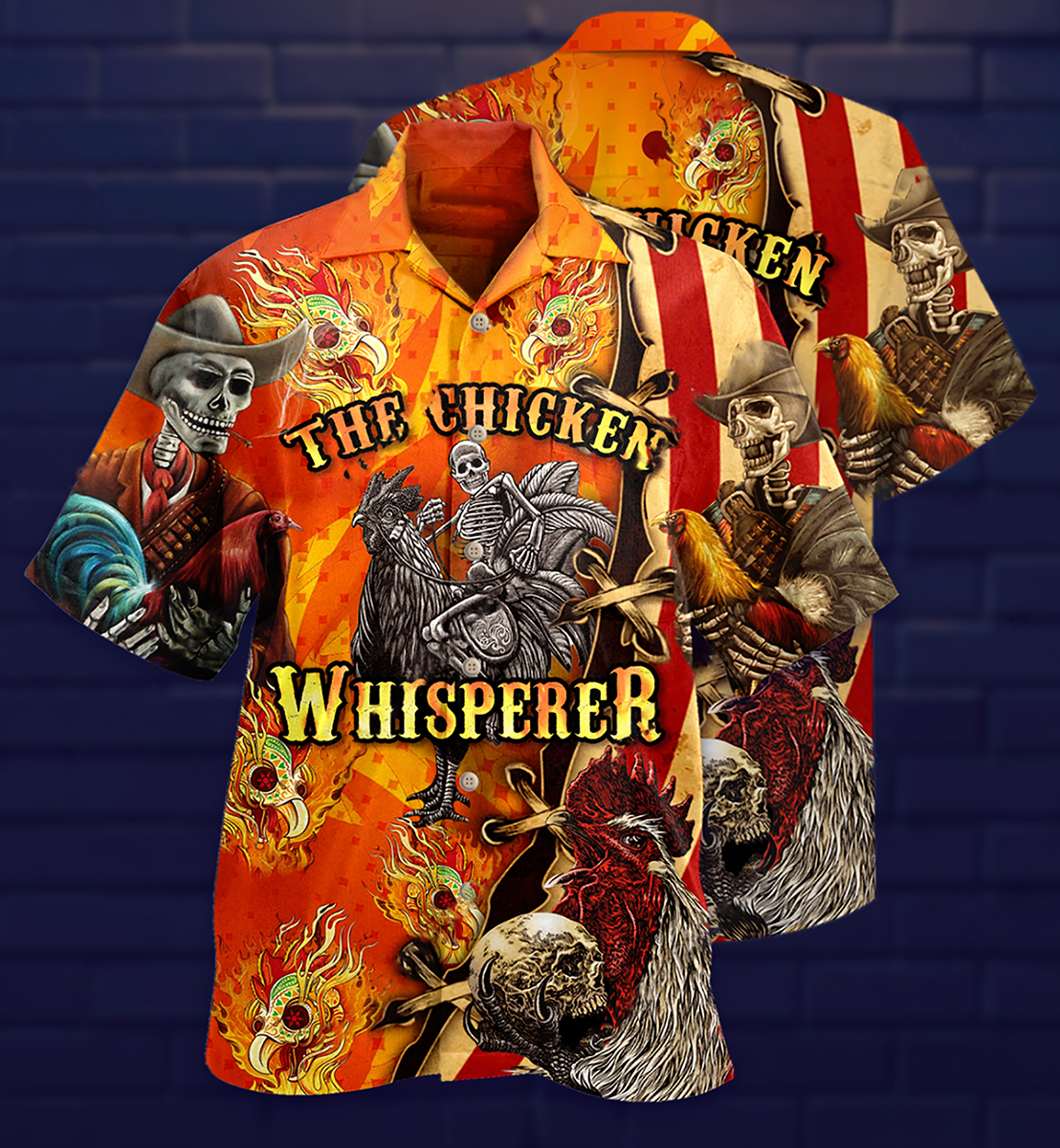 Chicken Fire The Chicken Whisperer - Hawaiian Shirt 