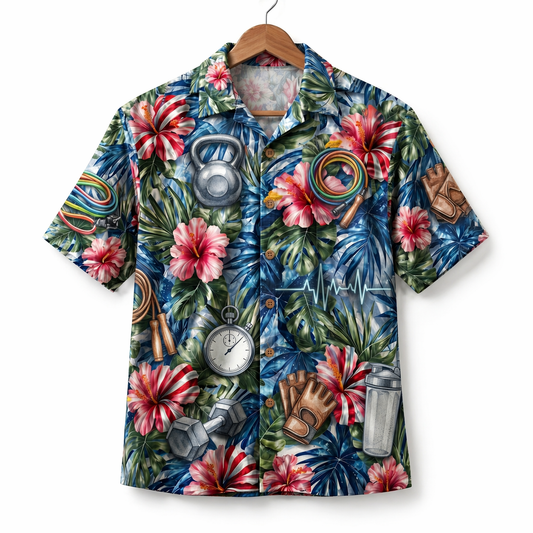 Fitness America 4th July 250 Years Anniversary Premium Unisex Hawaiian Shirt For Men and Women