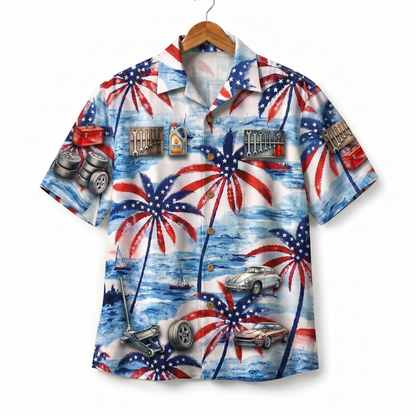 Garage Life America 4th July 250 Years Anniversary Premium Unisex Hawaiian Shirt For Men and Women