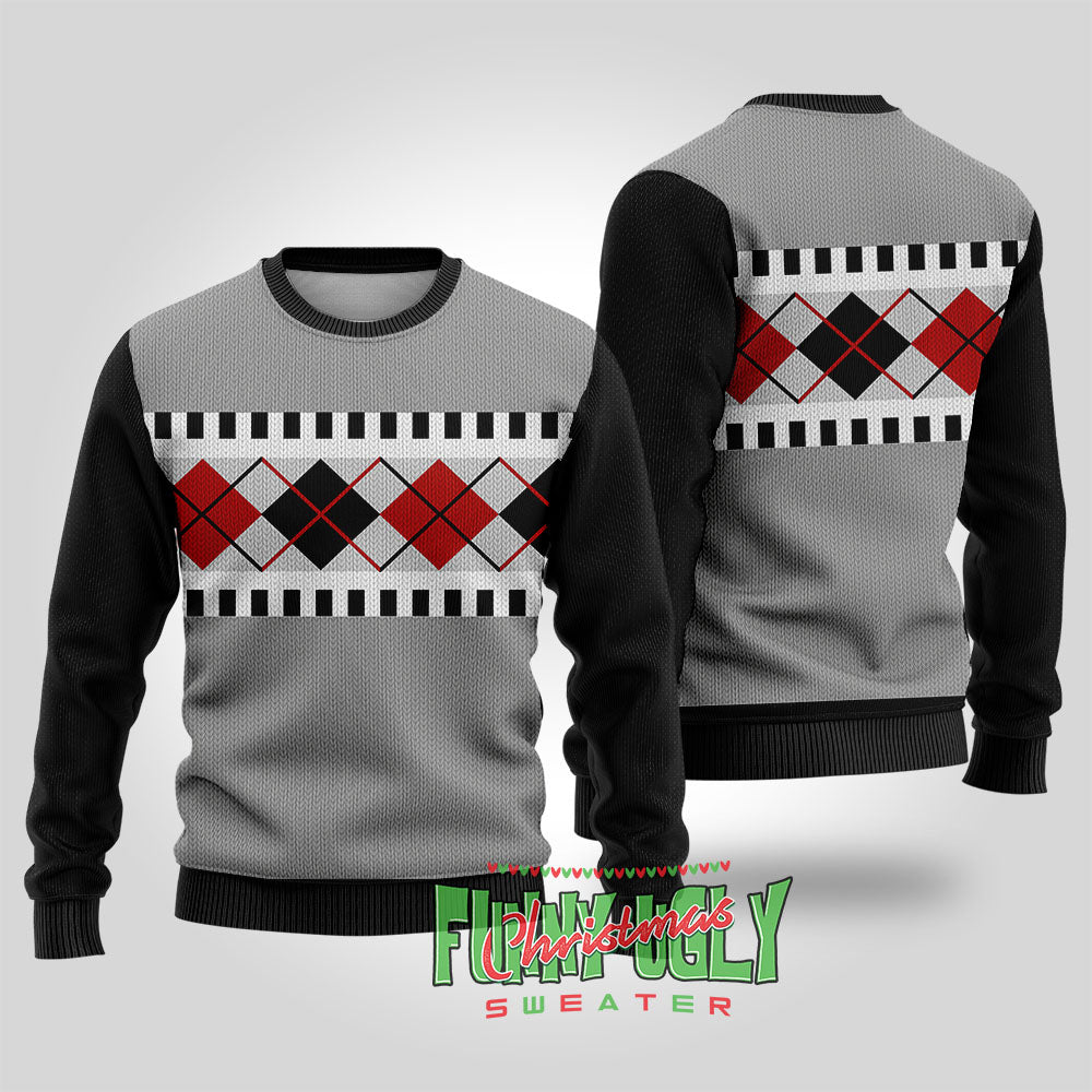A Christmas Story Ralphie Costume Sweater Black