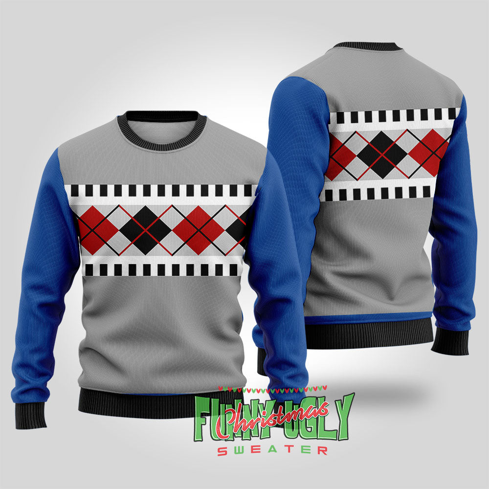 A Christmas Story Ralphie Plaid Sweater Costume