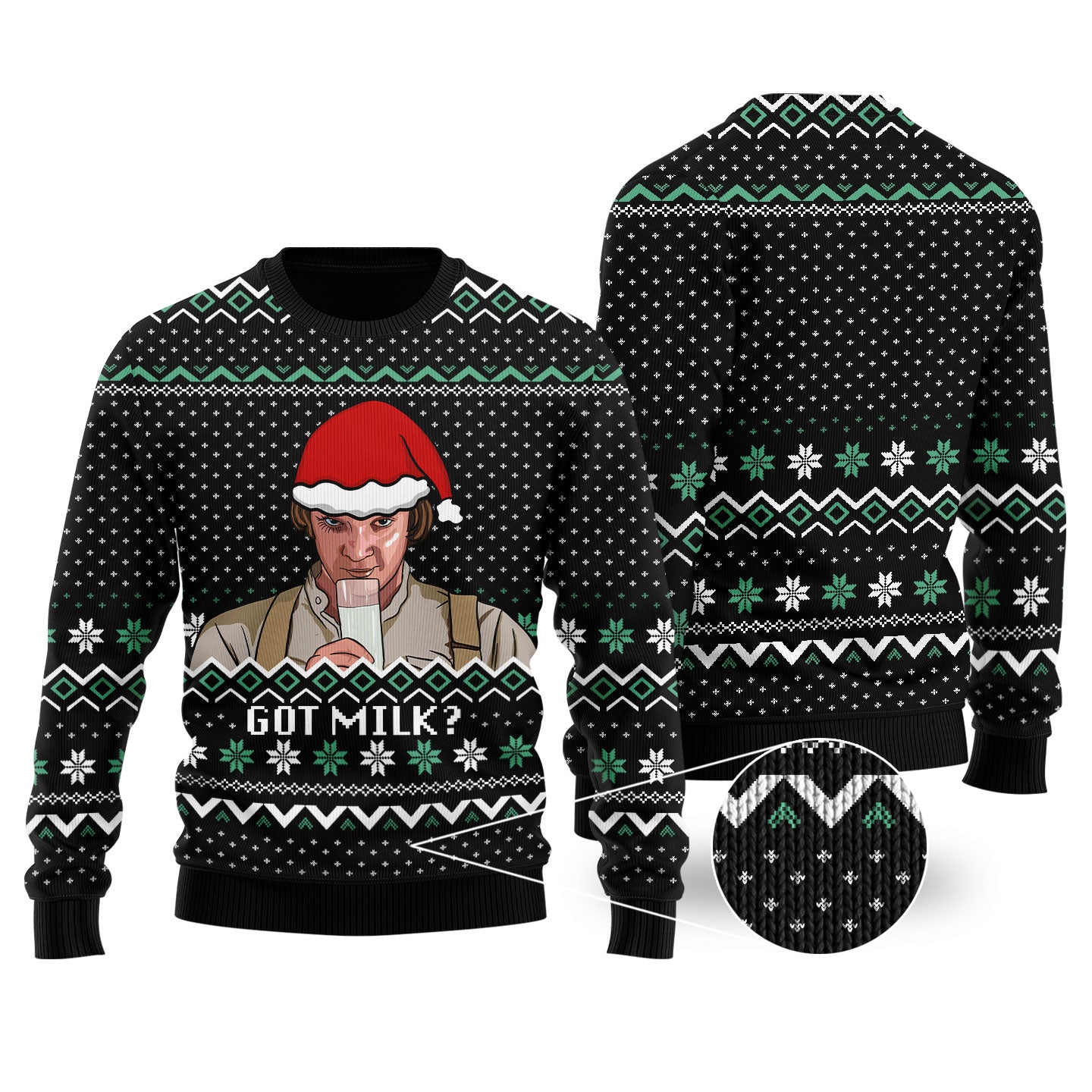 A Clockwork Orange Christmas Sweater Black