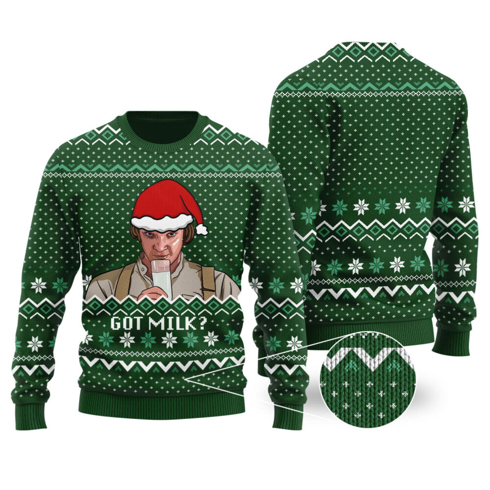 A Clockwork Orange Christmas Sweater Forest Green