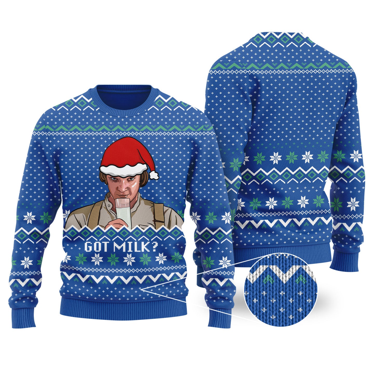 A Clockwork Orange Christmas Sweater Royal