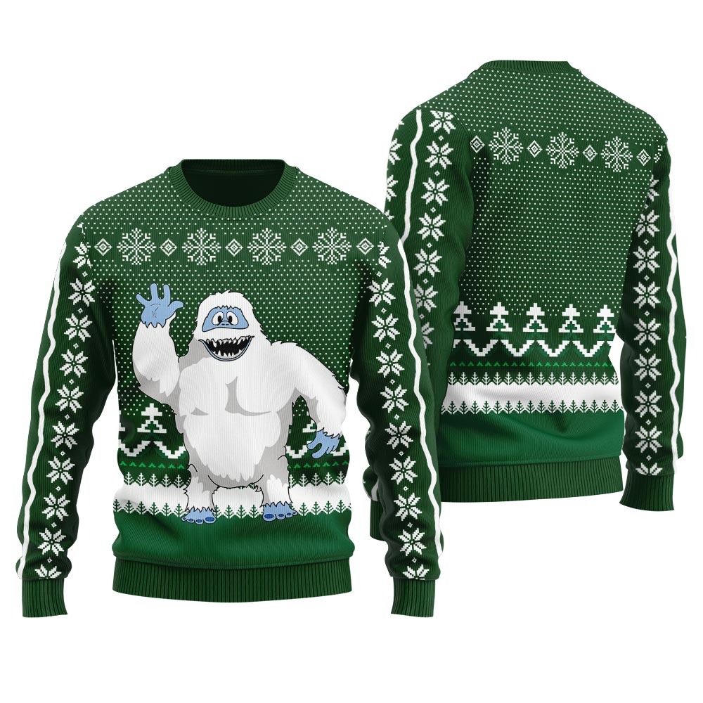 Abominable Snowman Mens Ugly Christmas Sweater
