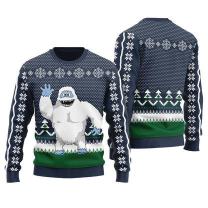 Abominable Snowman Mens Ugly Christmas Sweater
