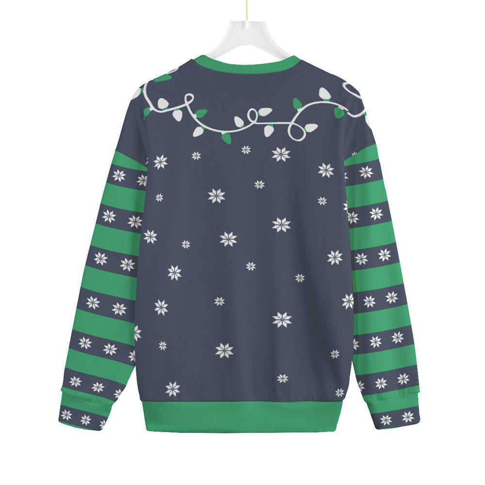 Abominable Snowman Yeti Men Big And Tall Christmas Sweater