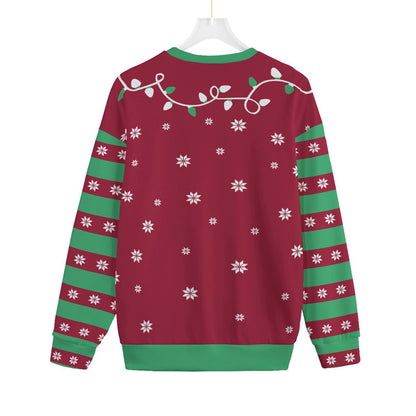 Abominable Snowman Yeti Men Big And Tall Christmas Sweater