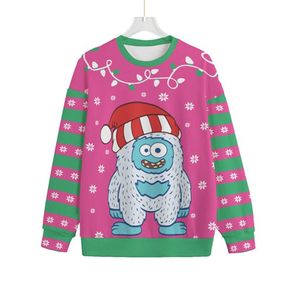 Abominable Snowman Yeti Women's Plus Size Ugly Christmas Sweater