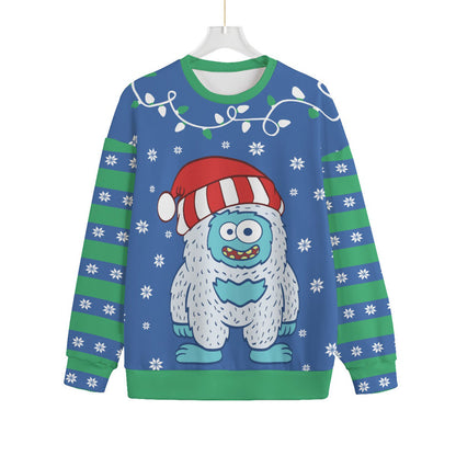 Abominable Snowman Yeti Women's Plus Size Ugly Christmas Sweater