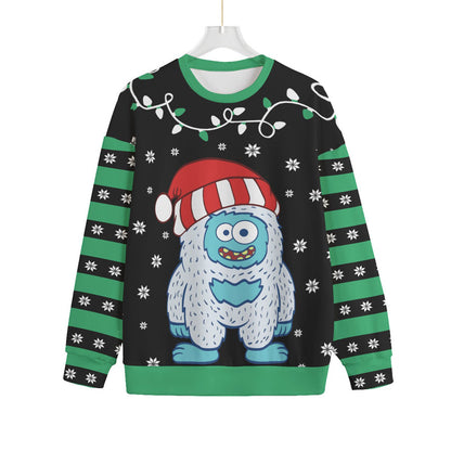 Abominable Snowman Yeti Women's Plus Size Ugly Christmas Sweater