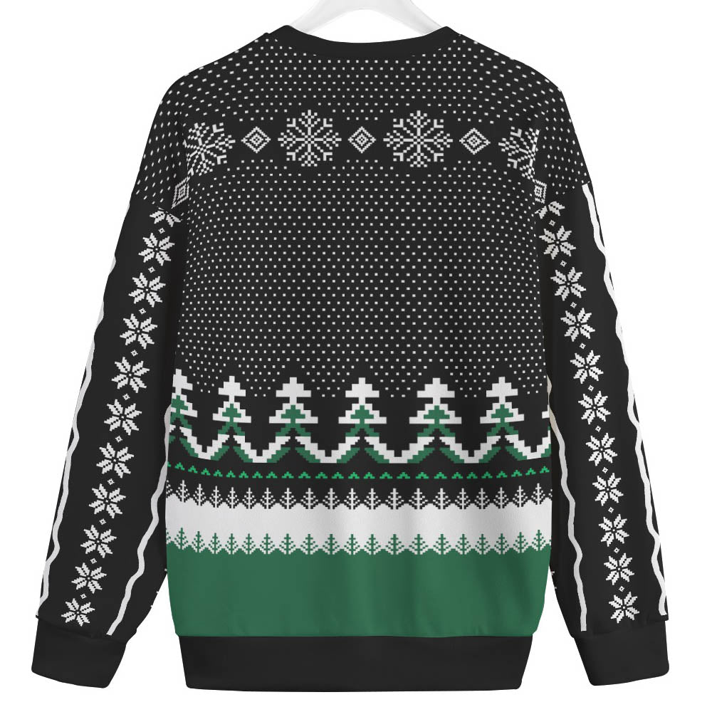 Abominable Yeti Men's Plus Size Christmas Sweater